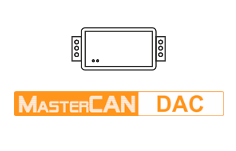 MasterCAN DAC digital to analog converter 