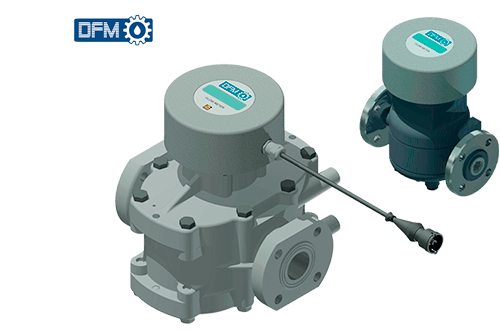 Medidor de flujo de combustible DFM Industrial