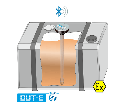 Wireless fuel level sensor with Bluetooth. Technoton DUT-E S7