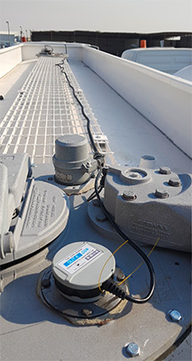 Sensor de nivel y terminal de monitoreo para camiones cisterna