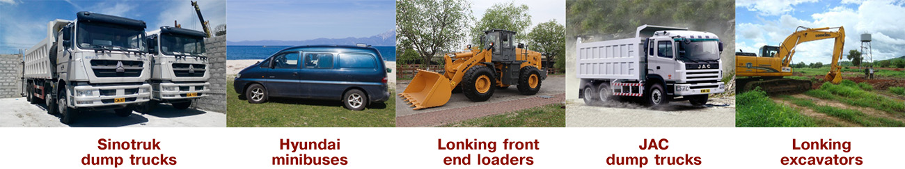 Automotive and road construction equipment