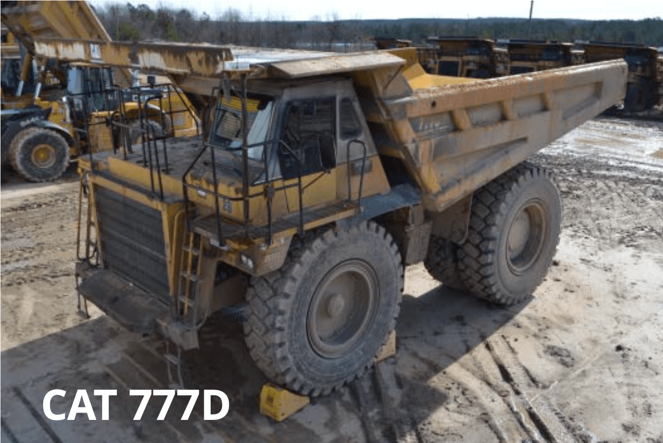 Dump (haul) truck CAT 3508V EUI engine, volume/power 34l/699 kW fuel consumption control
