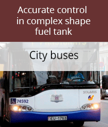 City bus fuel tank monitoring