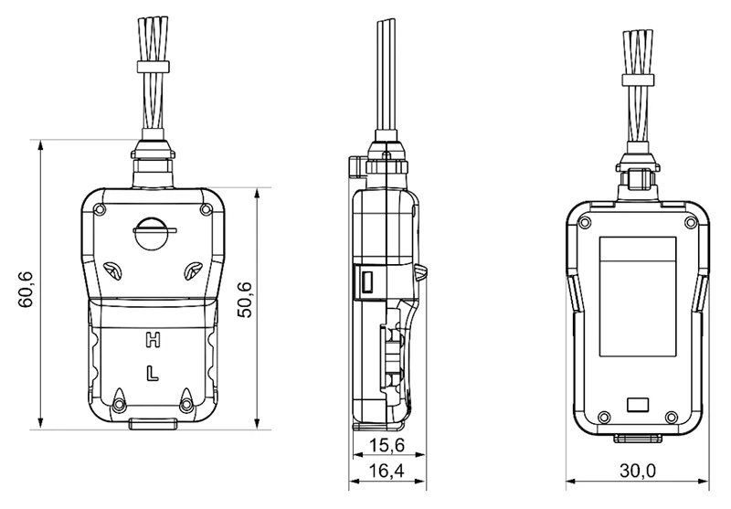 CANCrocodile Mini dessin du renifleur de données du bus CAN sans contact