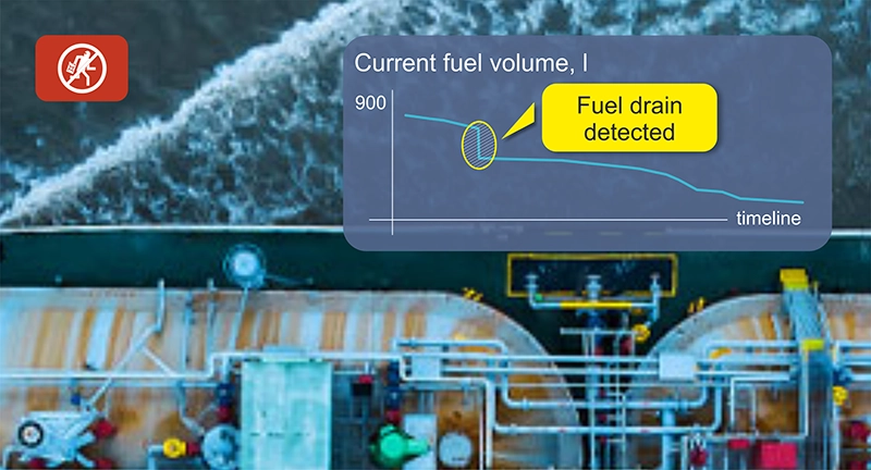 Elimination of fuel theft and leaks on marine and river vessels