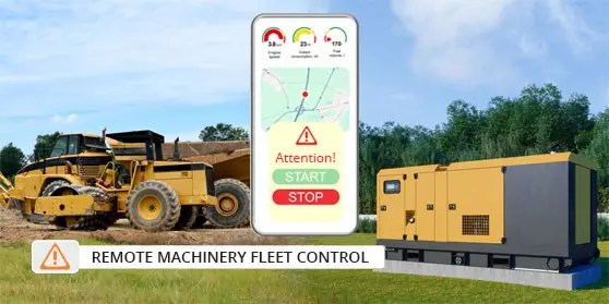 Remote control of equipment fleet