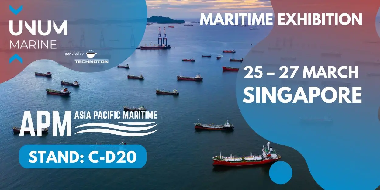 Experience UNUM Marine at Asia Pacific Maritime 2026 – Fuel Telematics for Smarter Vessels