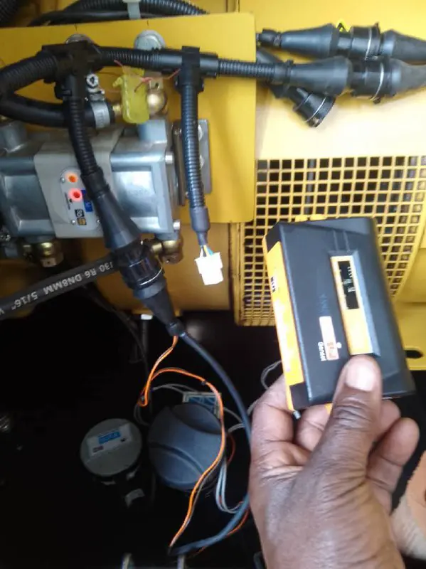 CANUp Genset Telematics Gateway Installed on the Genset
