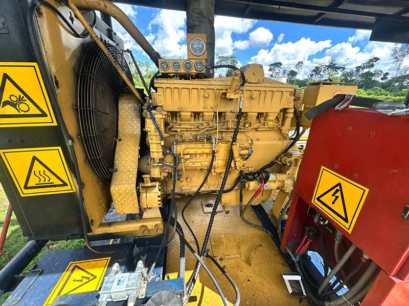 Installation of a DFM fuel flow meter on a CAT 3406C engine