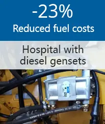 Fuel Monitoring on CAT Backup Generators at a Hospital in Uganda